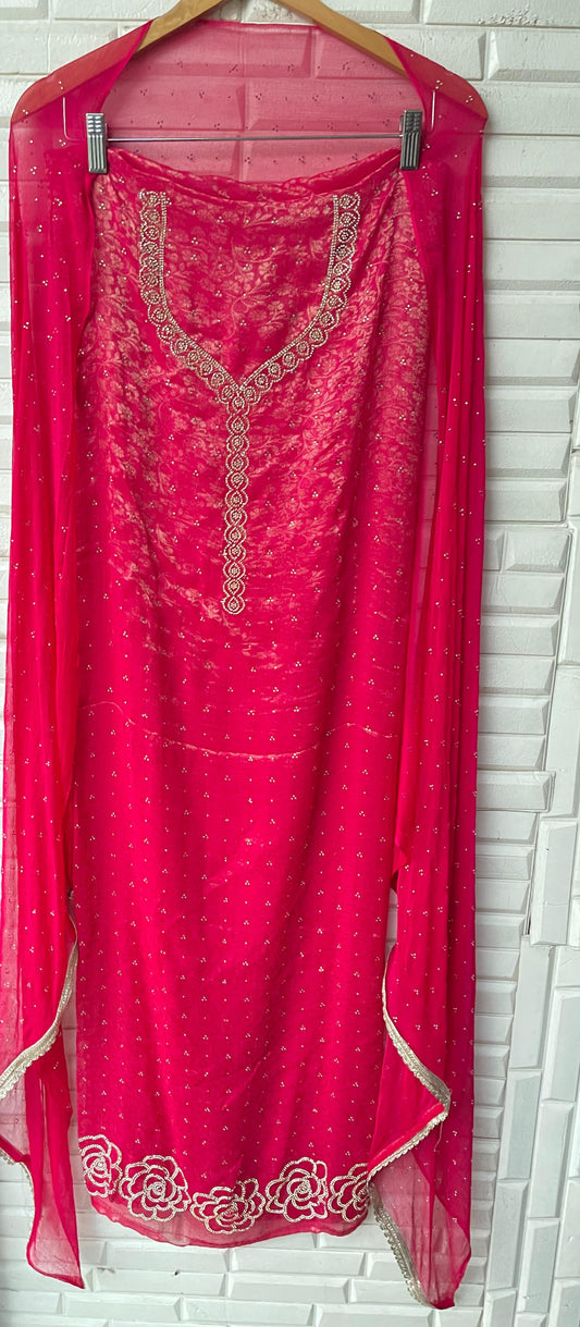 Organza unstitched ladies suit Rc17371 (b)