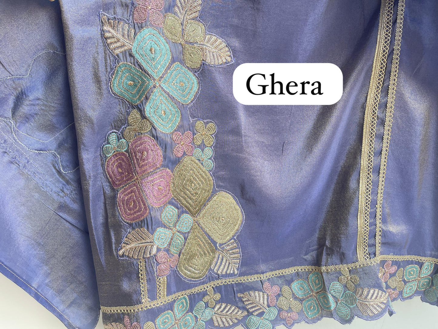 Shimmer silk unstitched ladies suit Rc17916