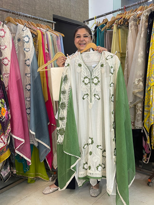 Mul chanderi unstitched ladies suit Rc17466 (a)