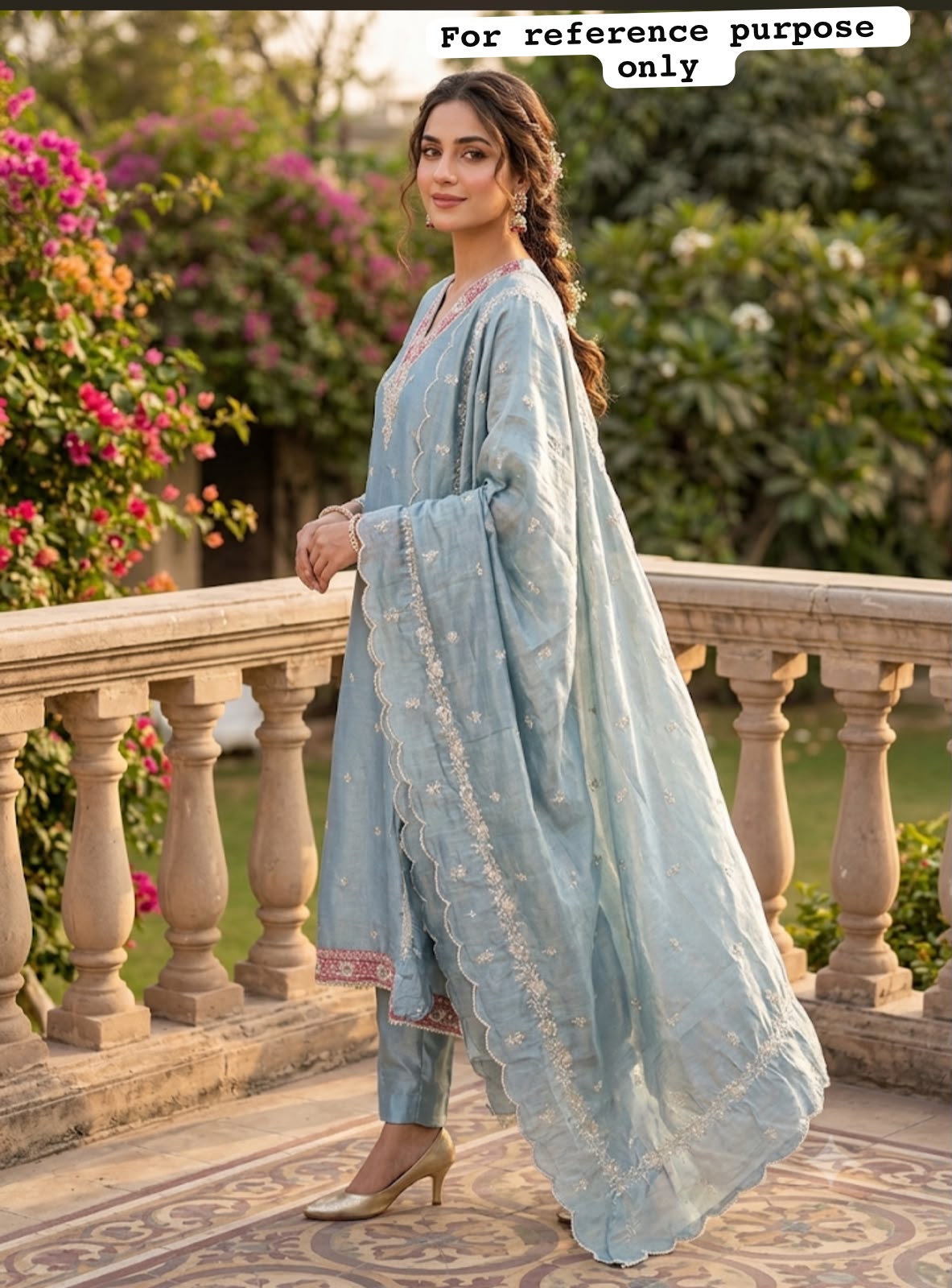 Banarasi shimmer silk ladies unstitched suit Rc19123