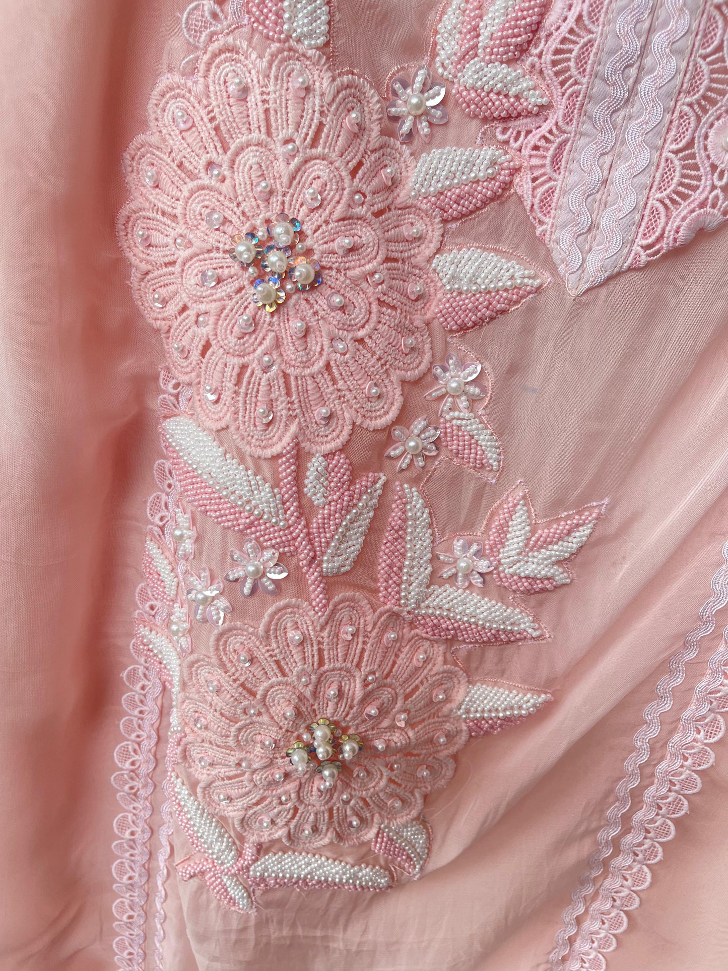 Organza unstitched ladies suit Rc17654