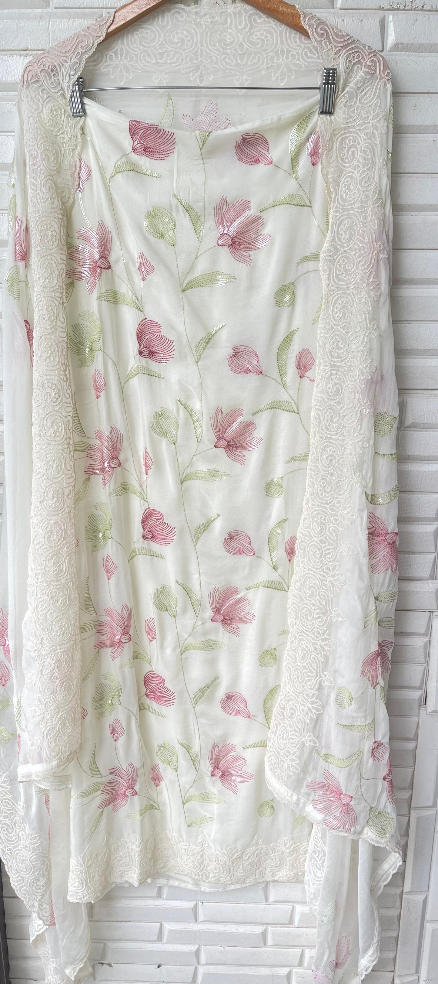 Organza unstitched ladies suit Rc17560