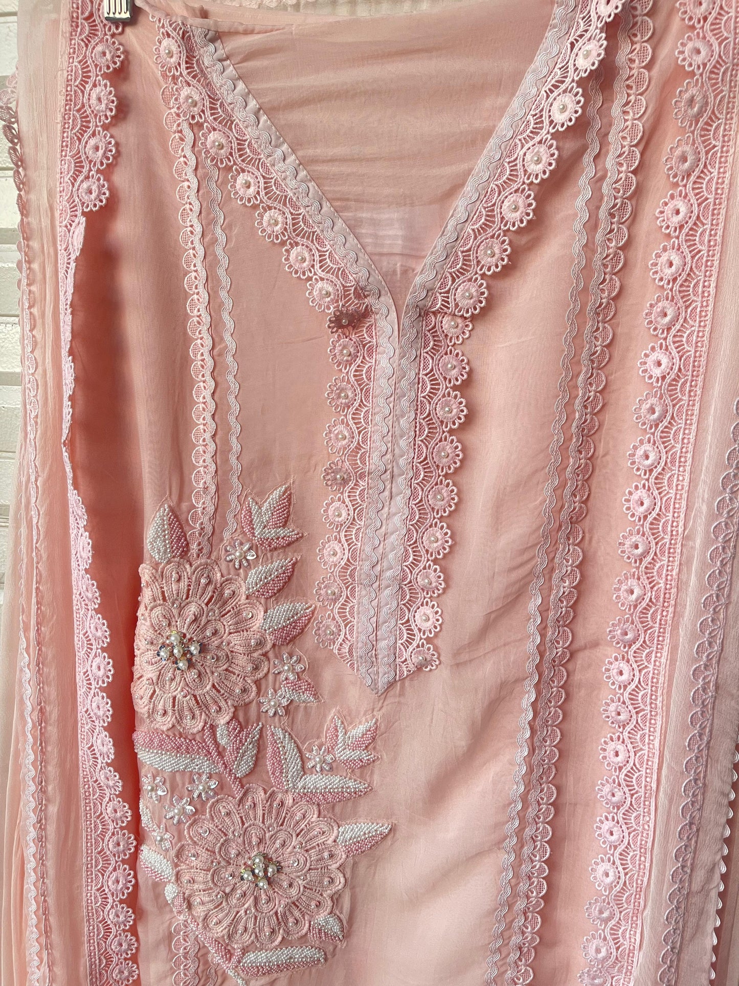 Pure organza unstitched ladies suit Rc17733 (a)