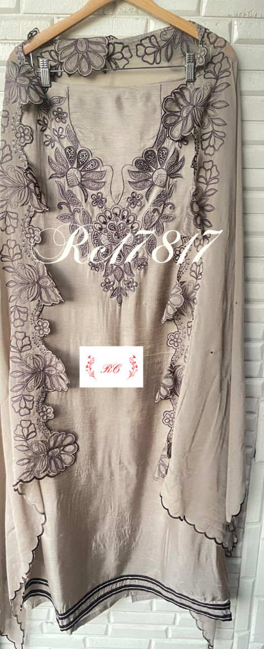 Silk unstitched ladies suit Rc17817 (a)