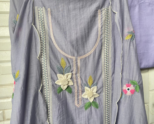 Mul chanderi unstitched ladies suit Rc17466 (b)