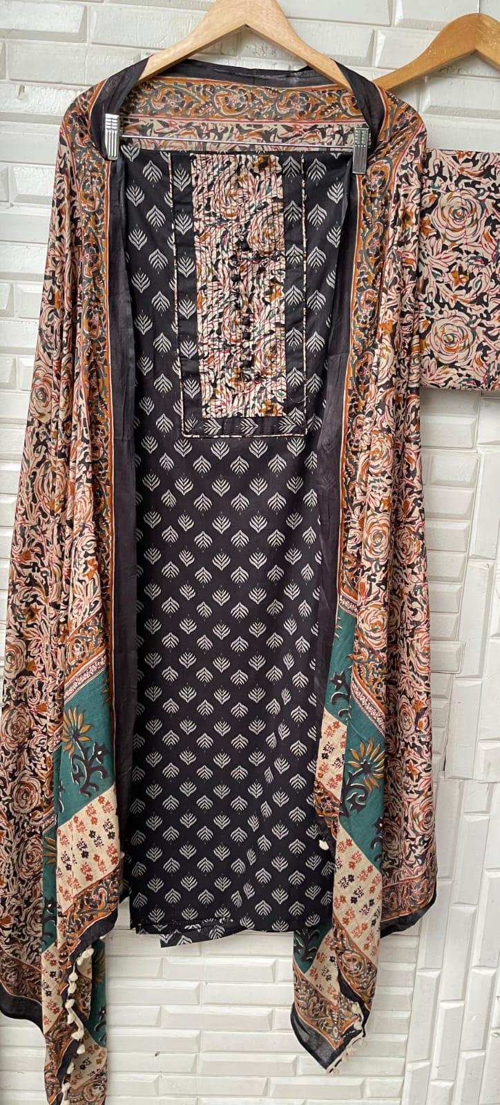 Cotton Unstitched Ladies Suit Rc17394(d)