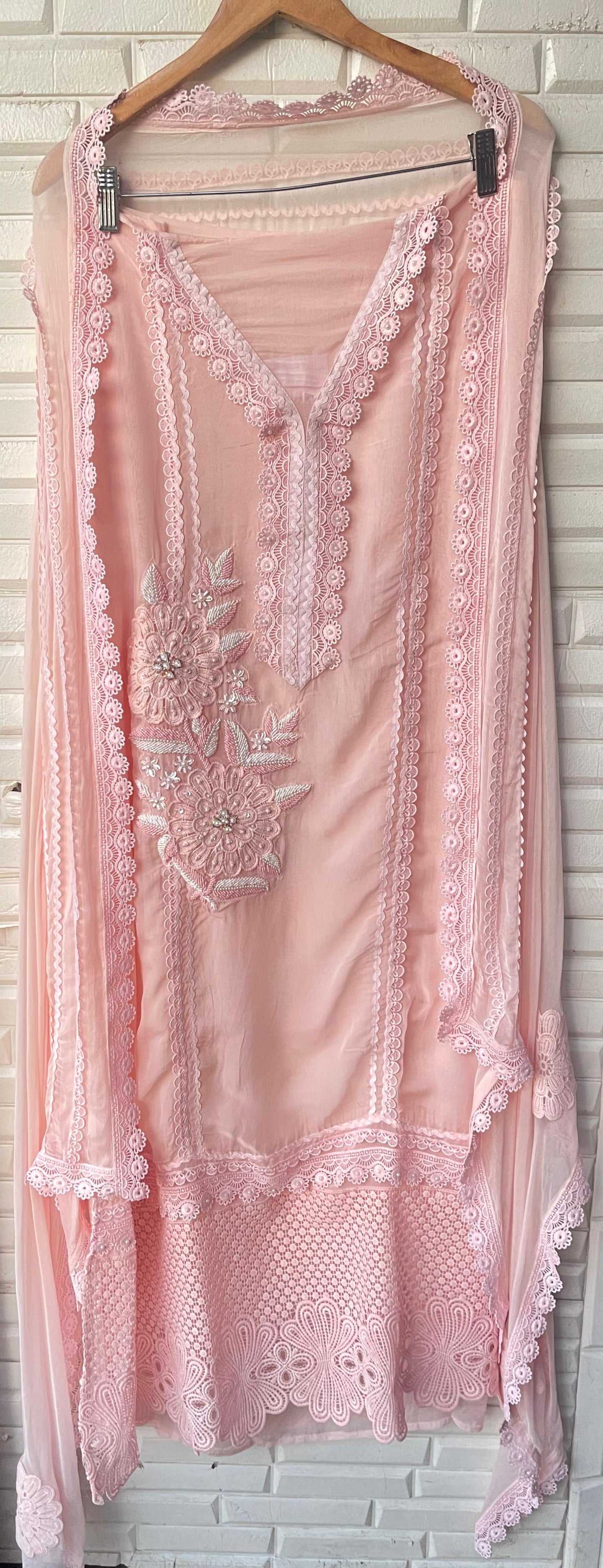 Pure organza unstitched ladies suit Rc17733 (a)