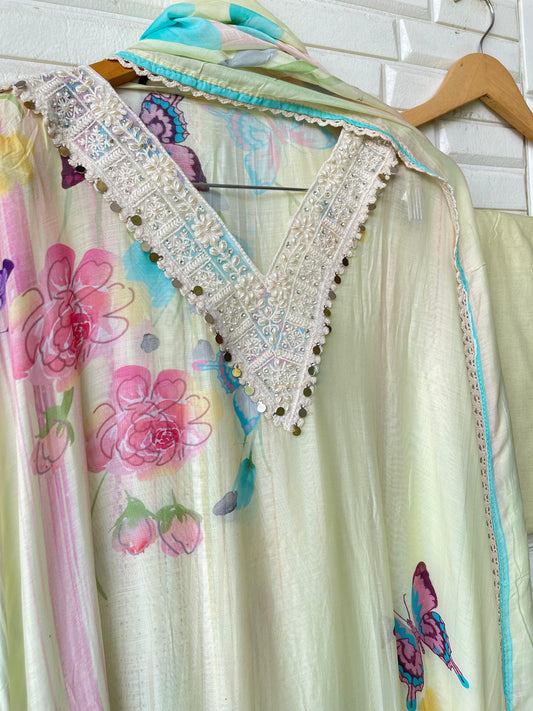 Mul cotton unstitched ladies suit Rc17347