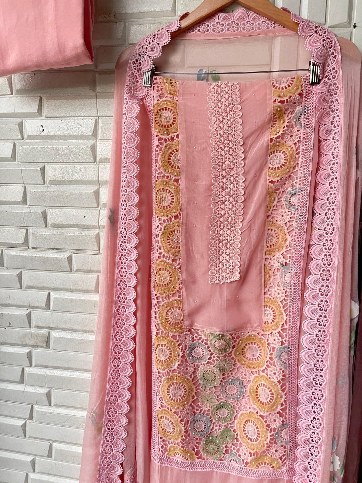 Organza Unstitched Ladies Suit Rc 17300(a)