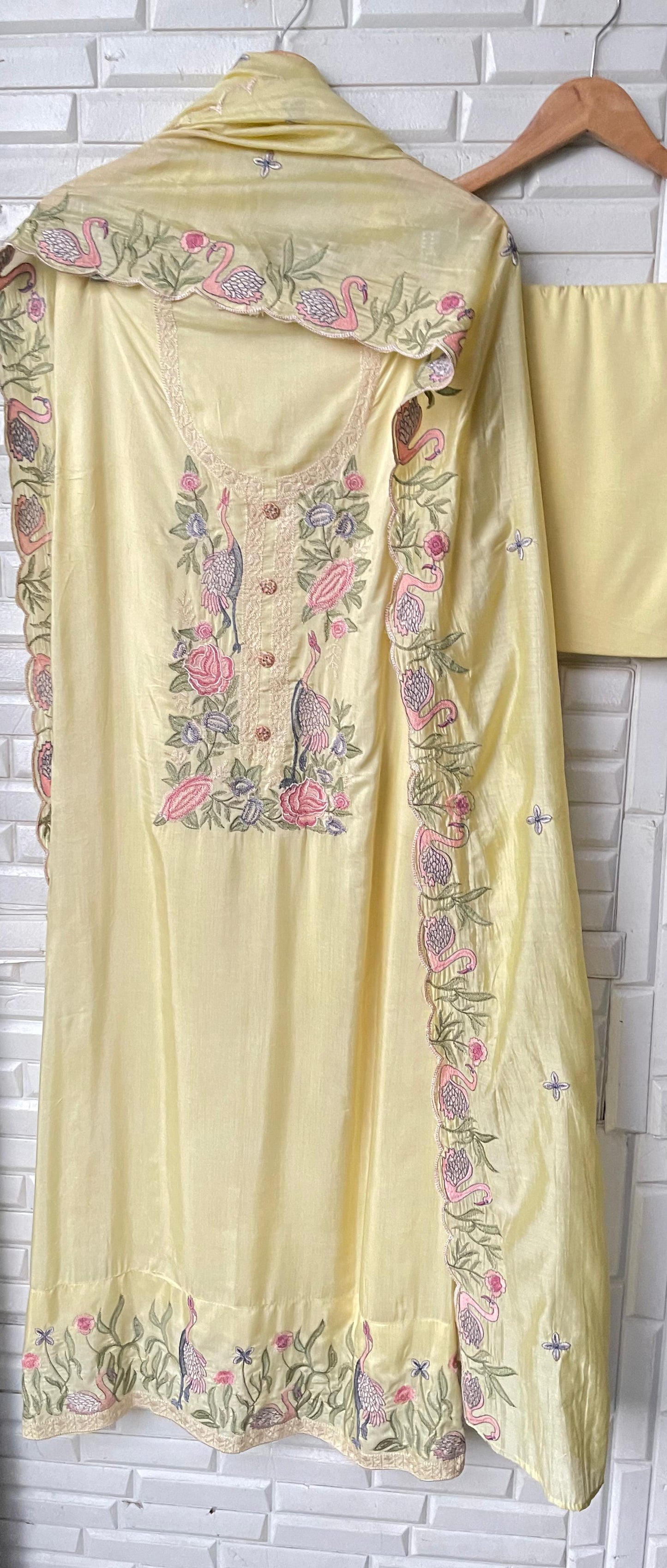 Muslin unstitched ladies suit Rc17461
