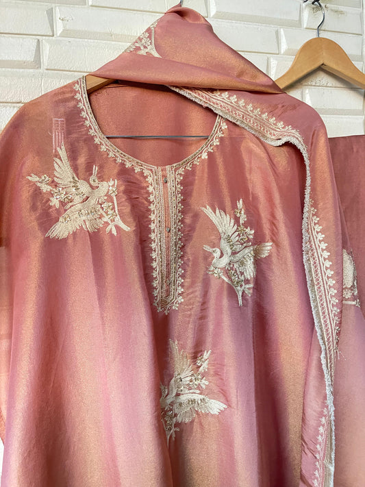 Shimmer silk unstitched ladies suit Rc17582 (a)