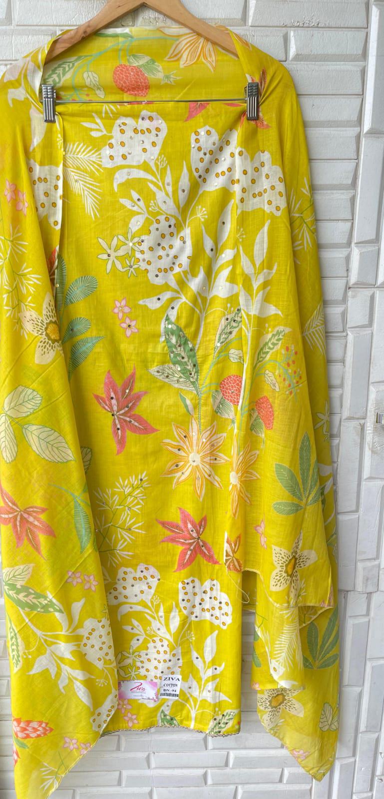 Cotton unstitched ladies suit Rc17184