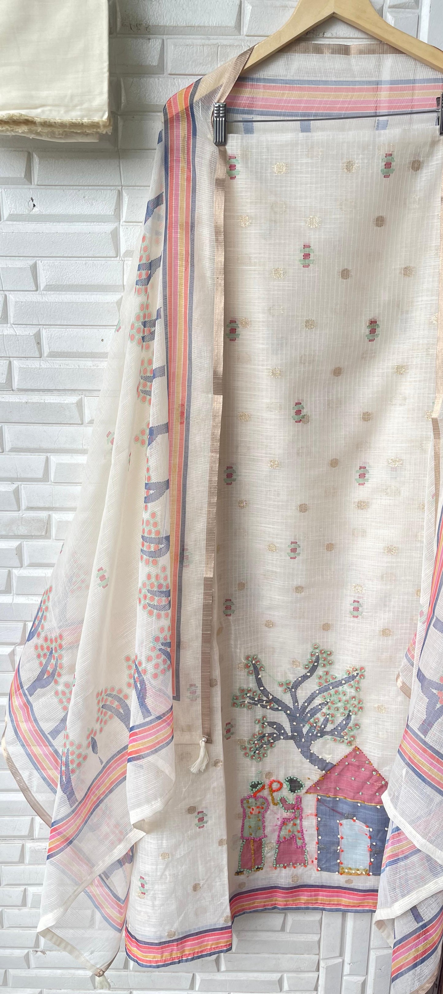 Banarasi Kota Doriya Unstitched Ladies Suit Rc17251