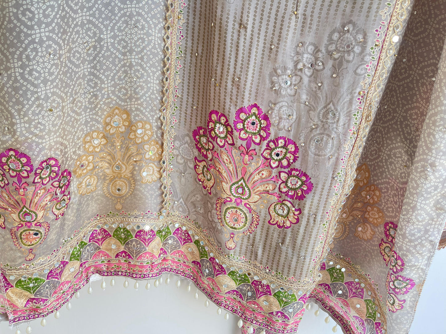 Shimmer silk unstitched ladies suit Rc17922 (b)