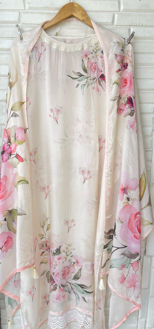 Muslin Silk Unstitched Ladies Suit Rc 16649