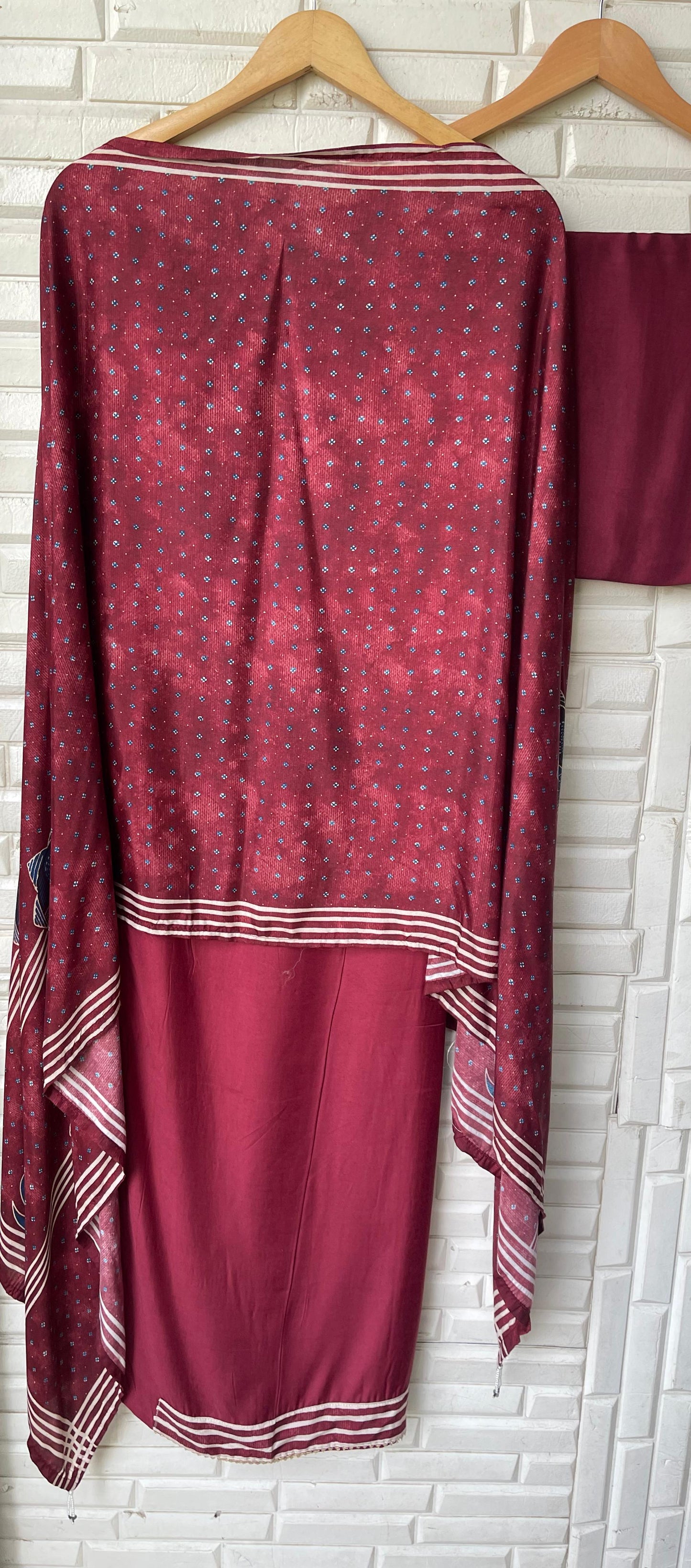 Muslin unstitched ladies suit Rc17648