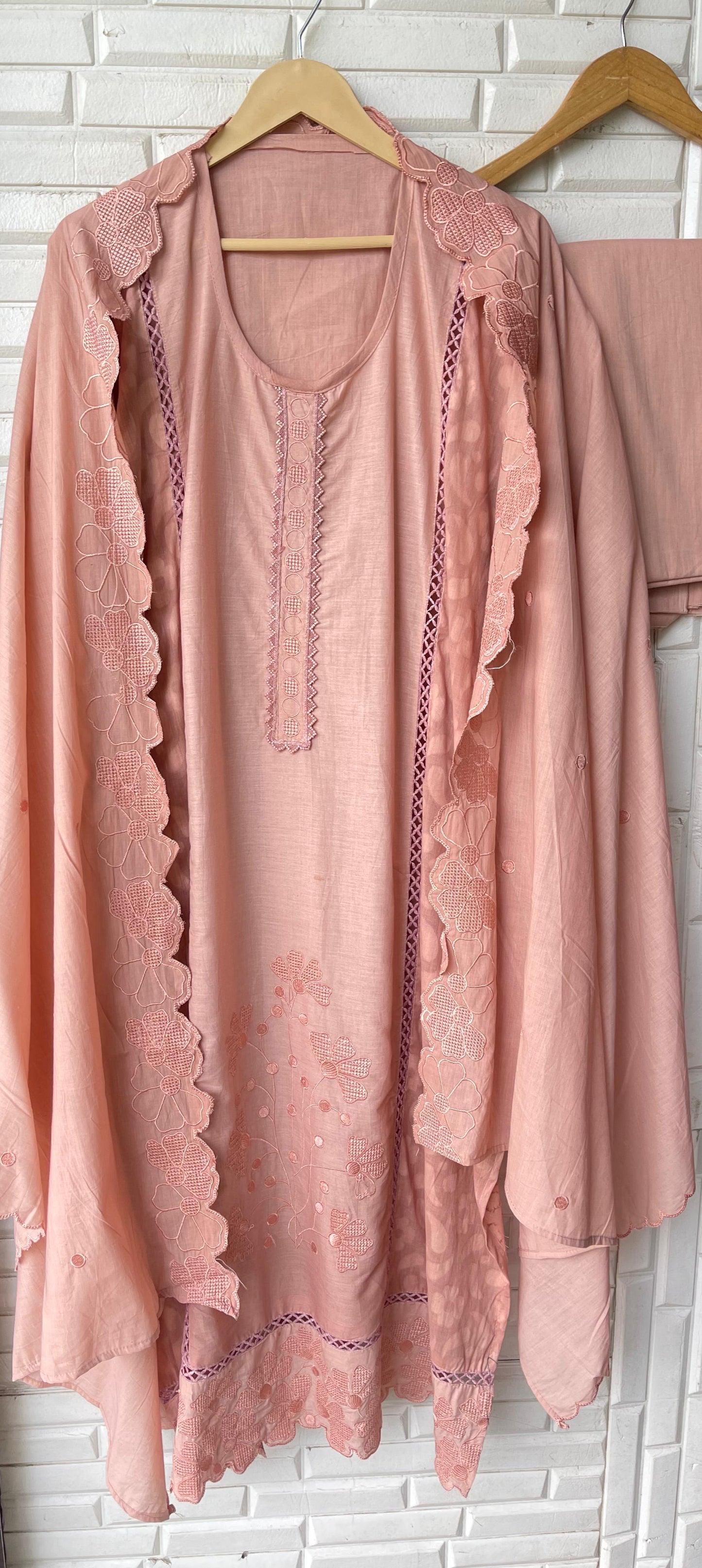 Self cotton unstitched ladies suit Rc17415 (a)