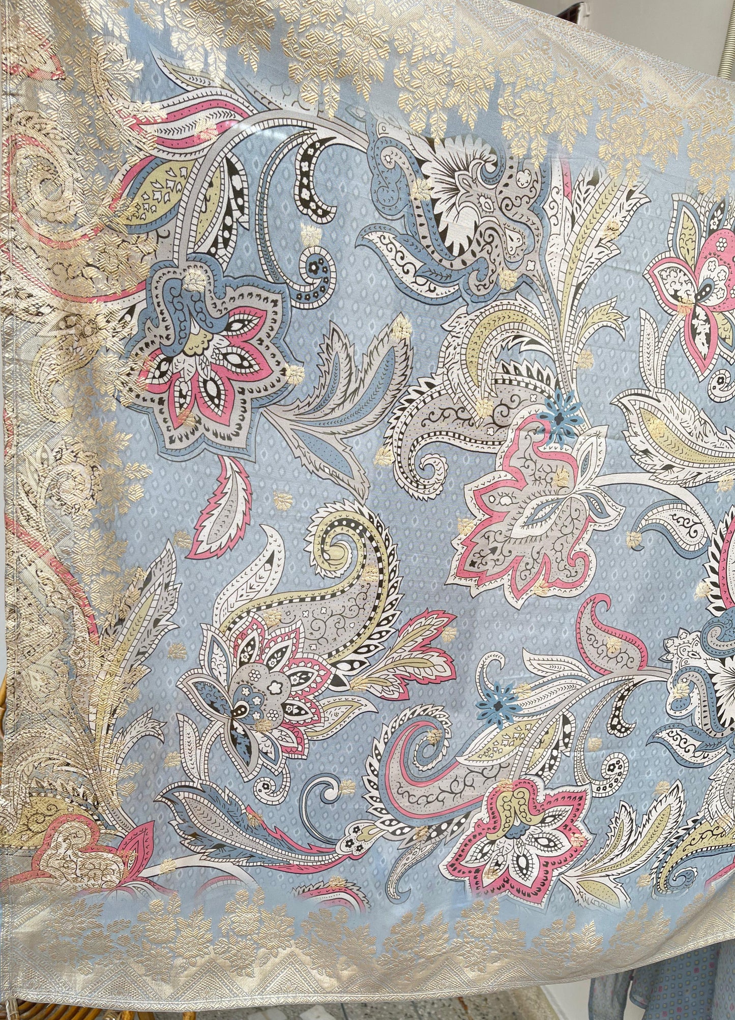 Organza unstitched ladies suit Rc17940