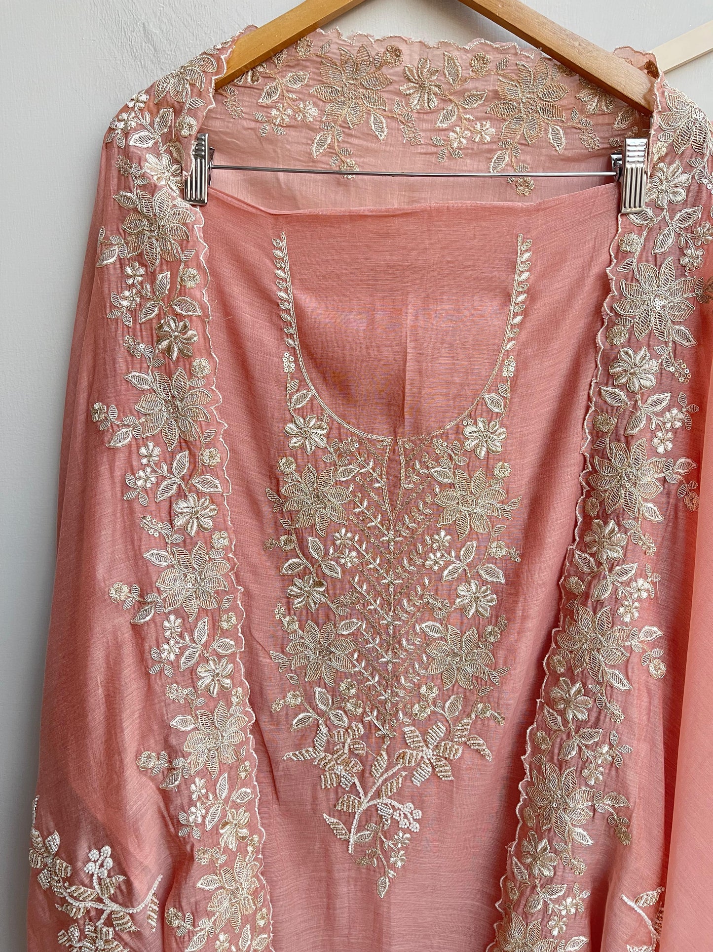 Pure mul chanderi unstitched ladies suit Rc18503 (a)