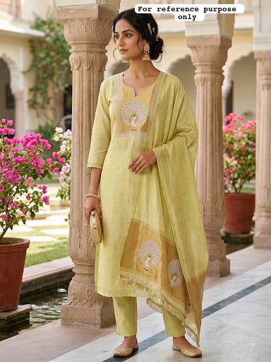 Banarasi mul chanderi ladies unstitched suit Rc19277 (a)