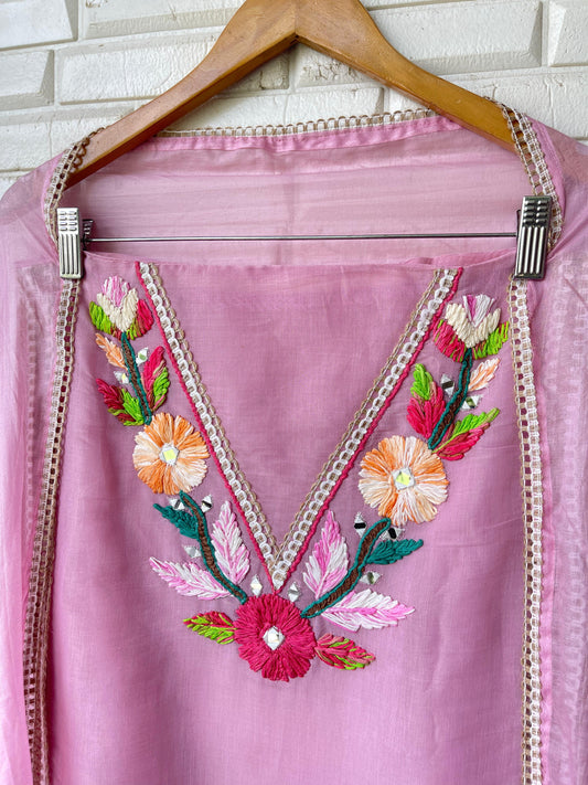 Mul chanderi unstitched ladies suit Rc17429 (b)