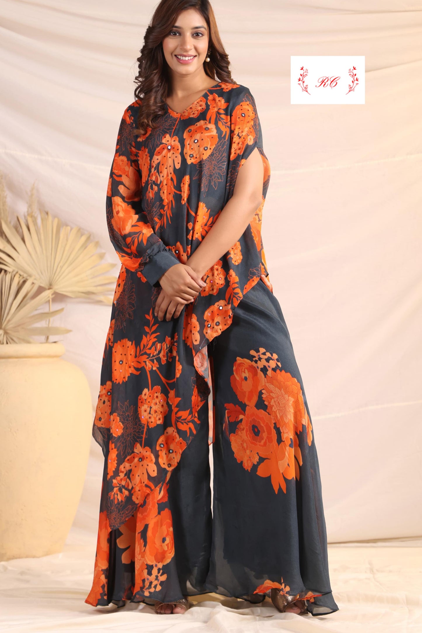 Chinnon Printed Ready to Wear Co-ord Sets Rc 15711