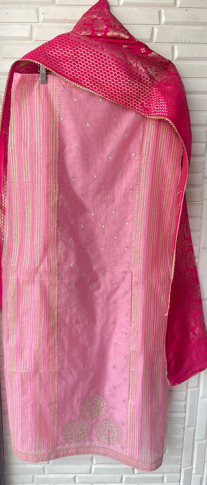 Silk unstitched ladies suit Rc15950