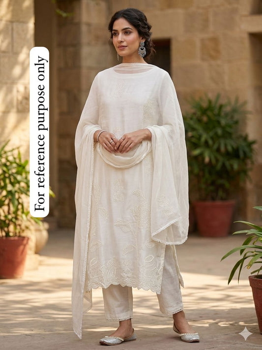 Organza unstitched ladies suit Rc18524