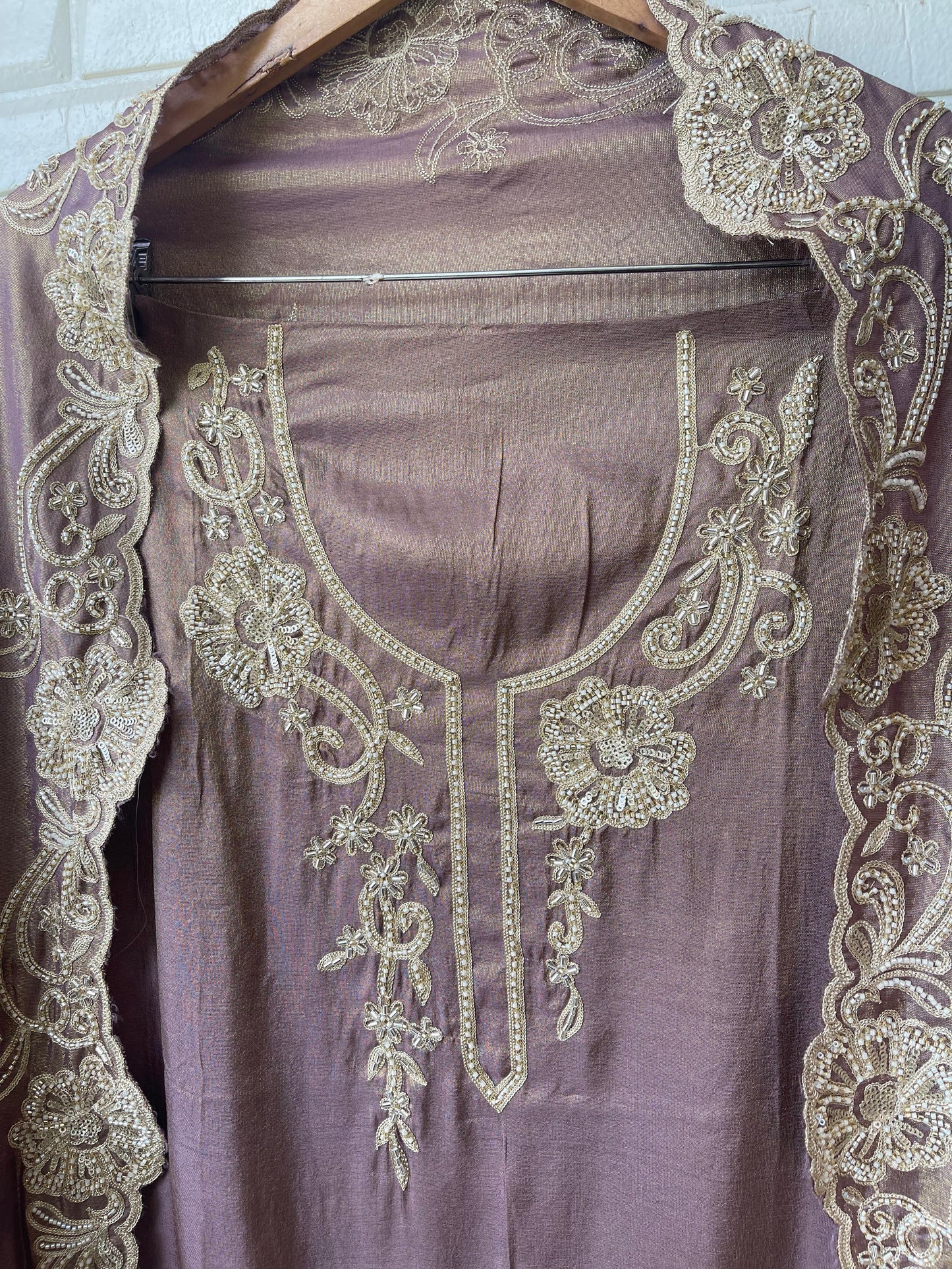 Shimmer silk unstitched ladies suit Rc17846 (a)