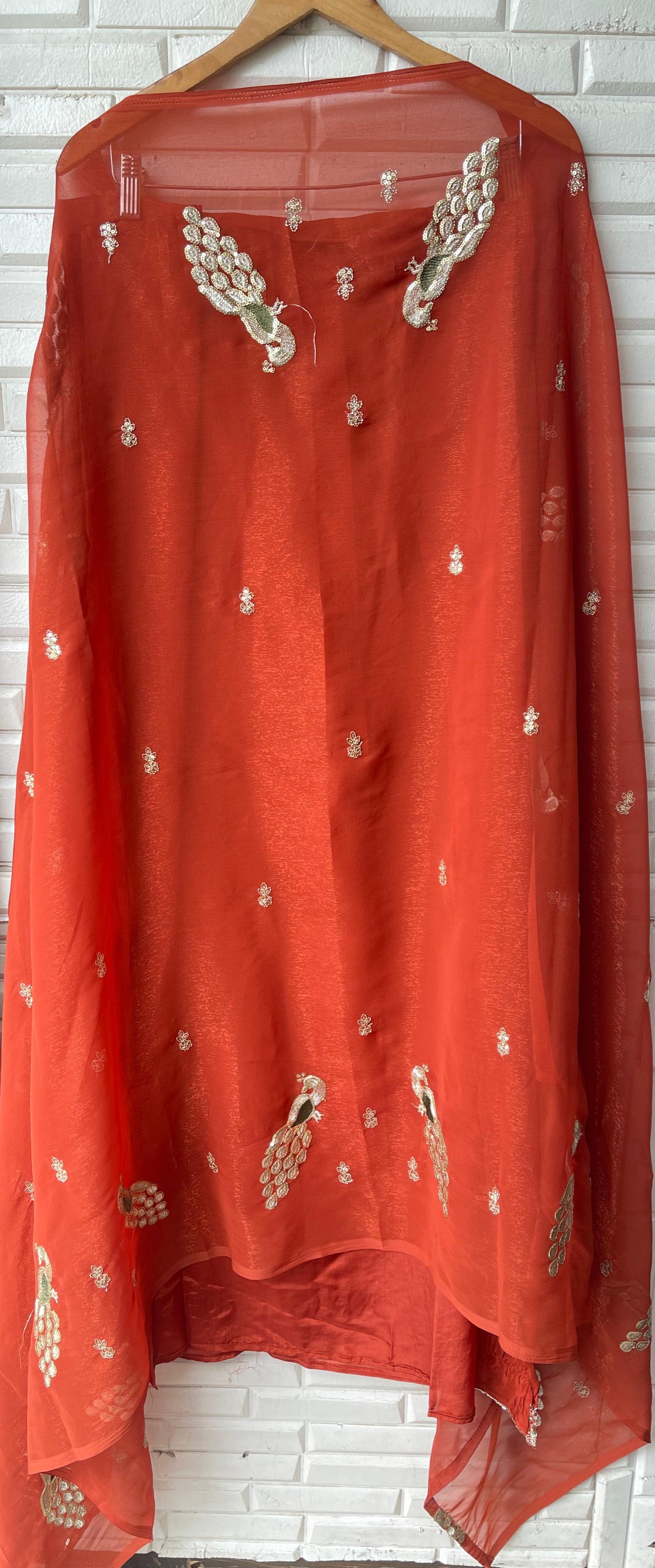 Silk fabric unstitched ladies suit Rc17660
