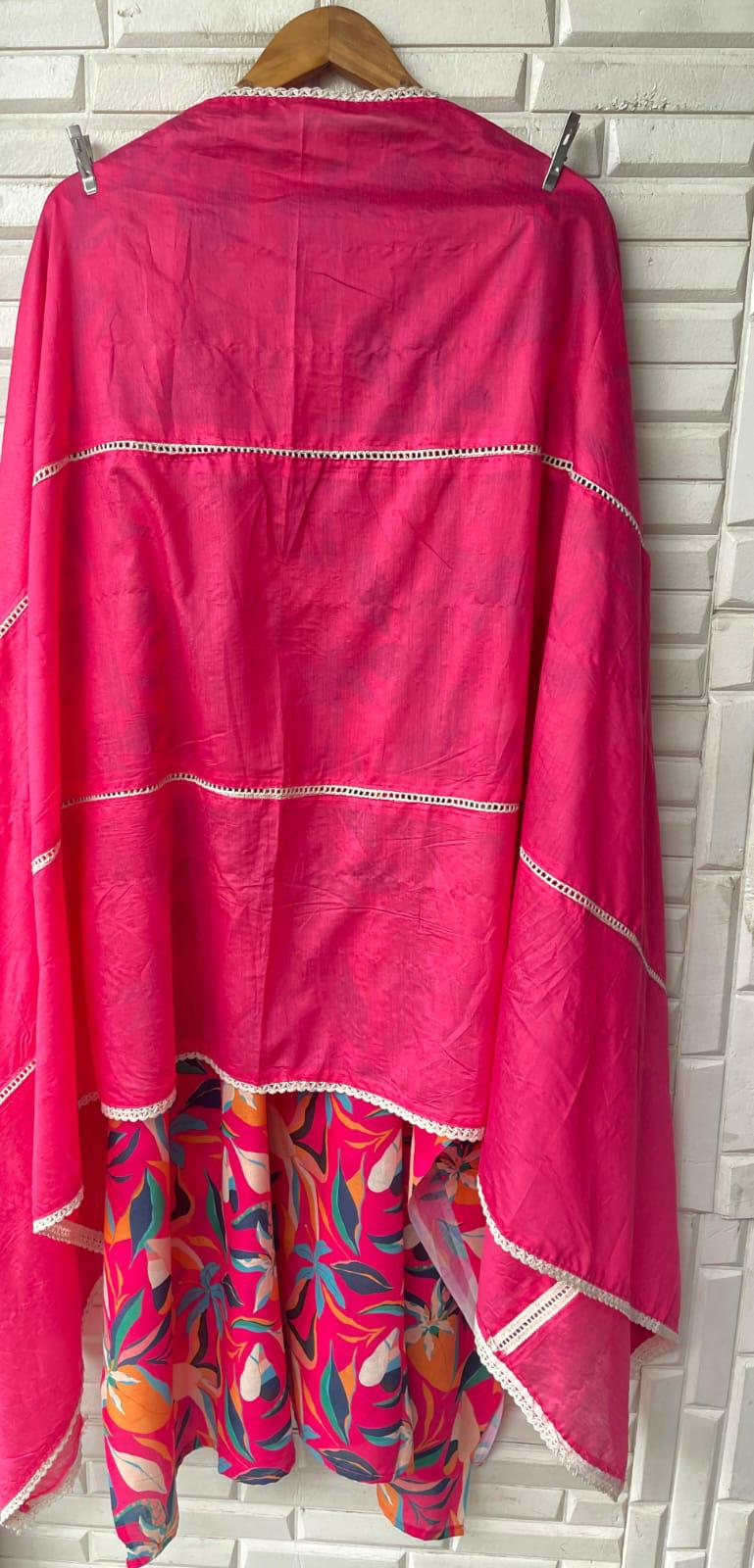 Cotton Printed Unstitched Ladies Suit Rc17245