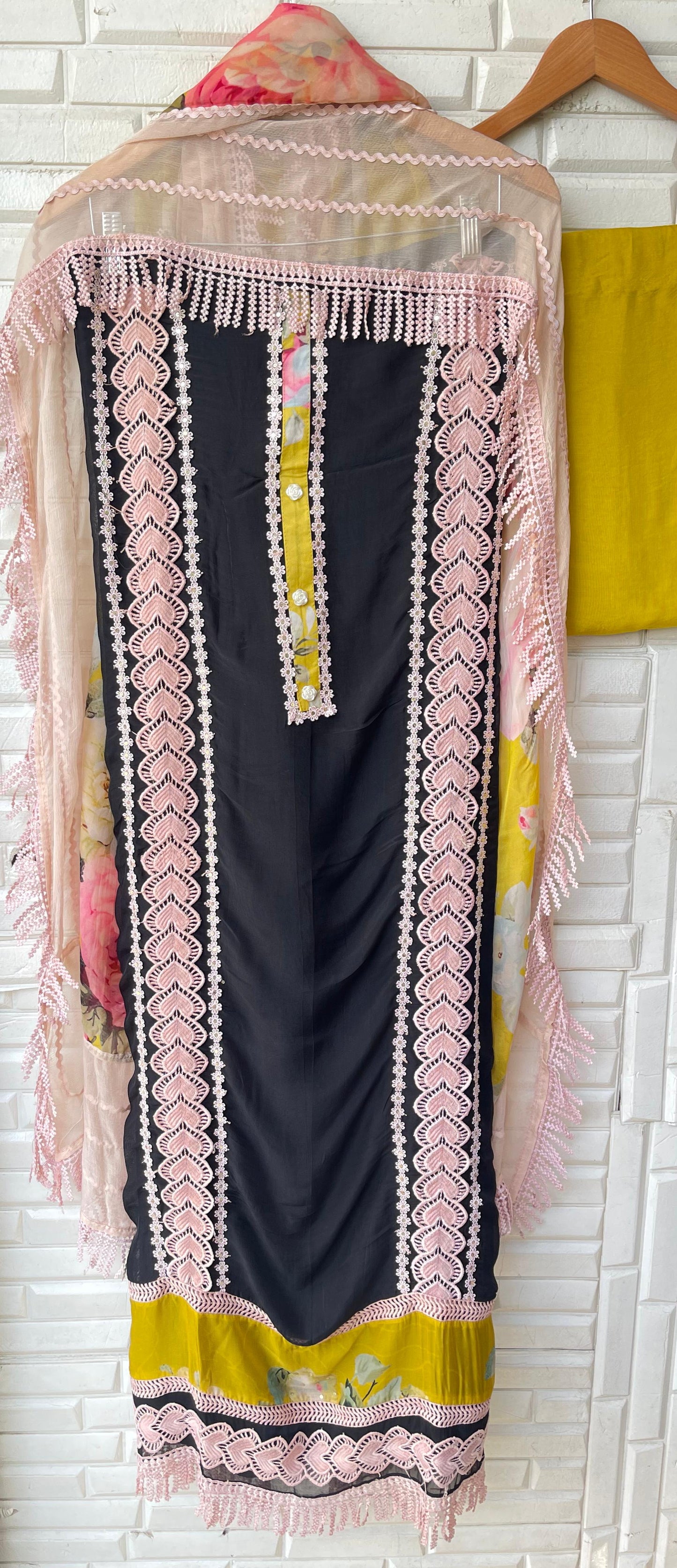 Organza unstitched ladies suit Rc17852 (b)