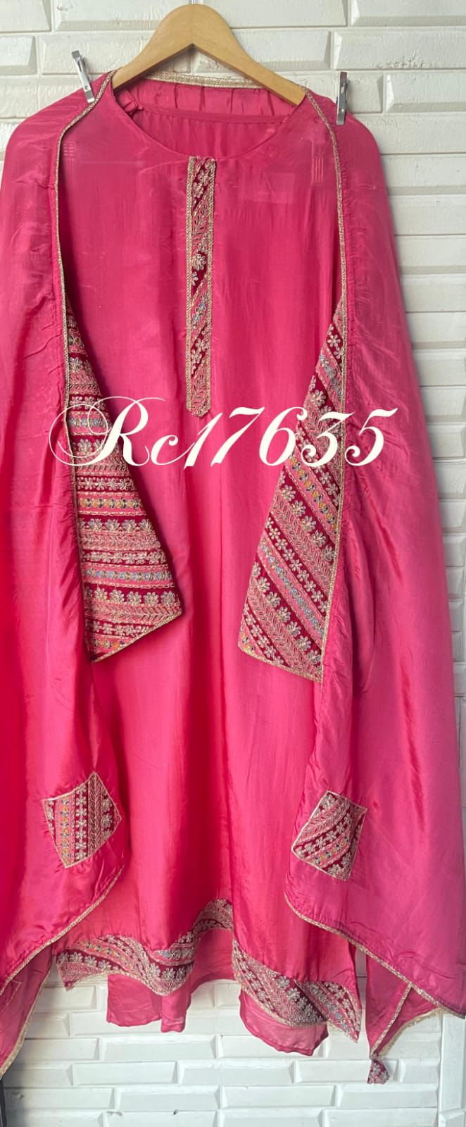 Silk unstitched ladies suit Rc17635 (a)