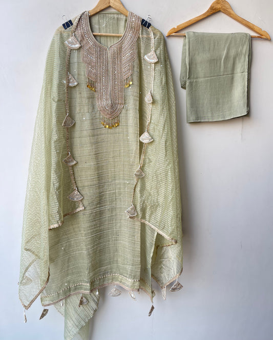 Crushed shimmer tissue ladies unstitched suit Rc19280 (a)