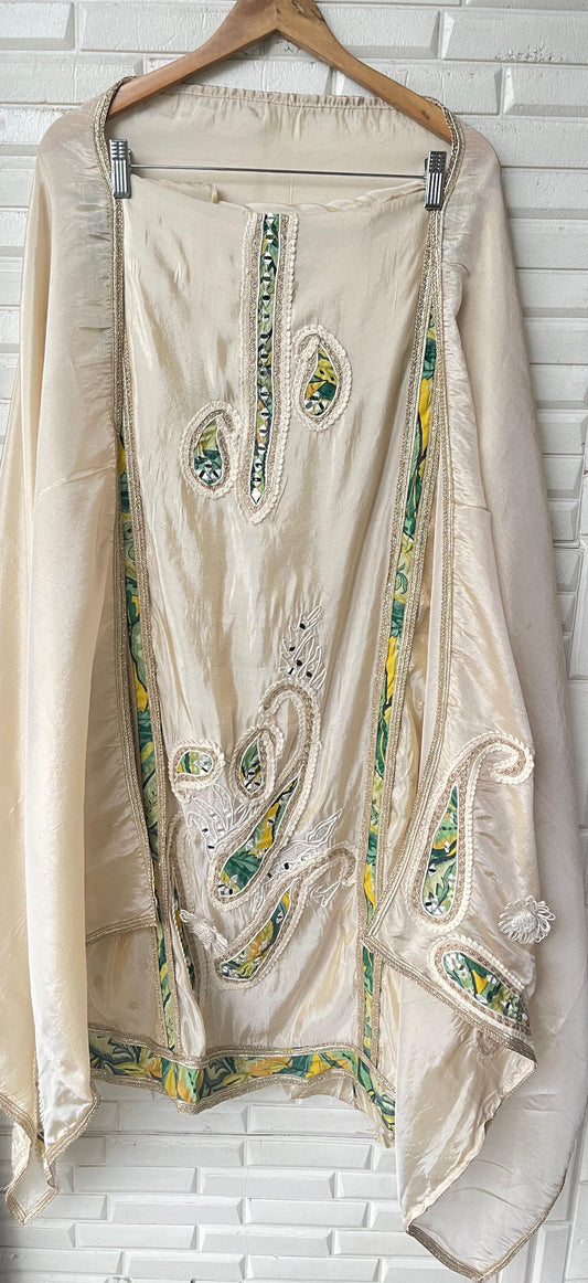 Banarasi shimmer silk unstitched ladies suit Rc17674(b)