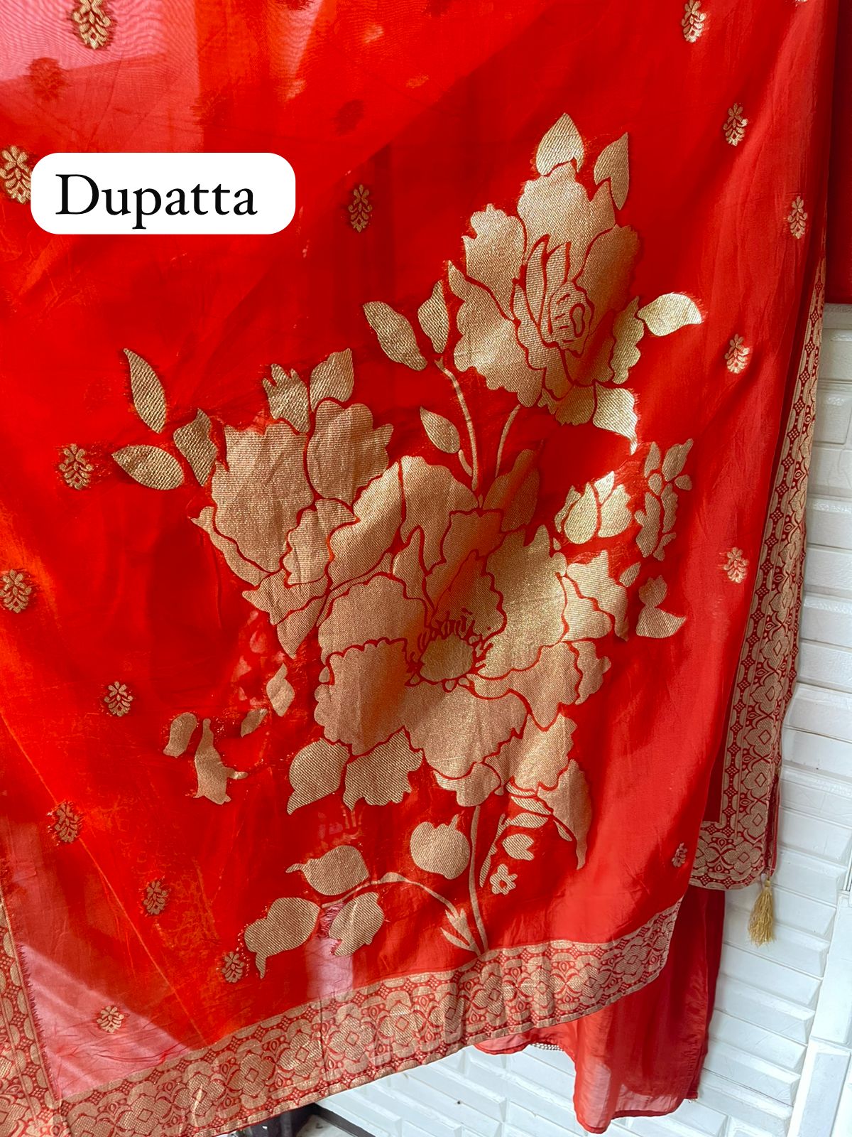 Organza semi stitched ladies suit Rc17646