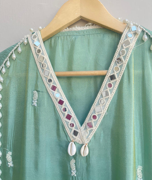 Shimmer silk unstitched ladies suit Rc17891 (b)