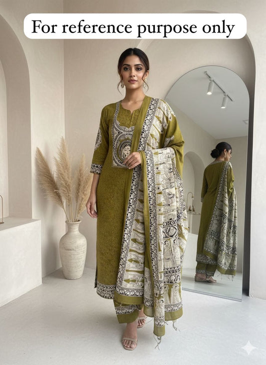 Cotton unstitched ladies suit Rc18476 (b)