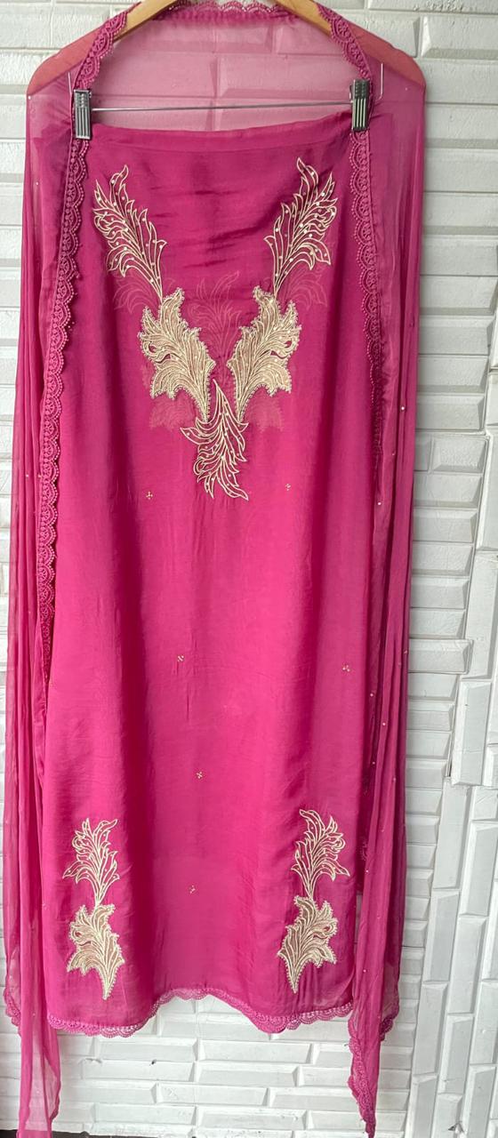 Organza Unstitched Ladies Suit Rc17369(b)