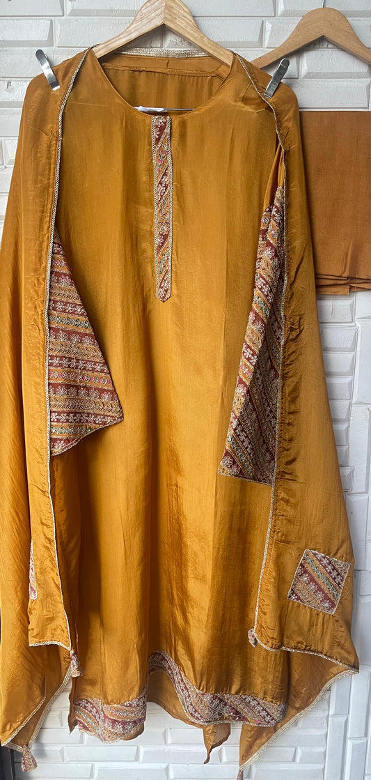 Silk unstitched ladies suit Rc17635 (b)