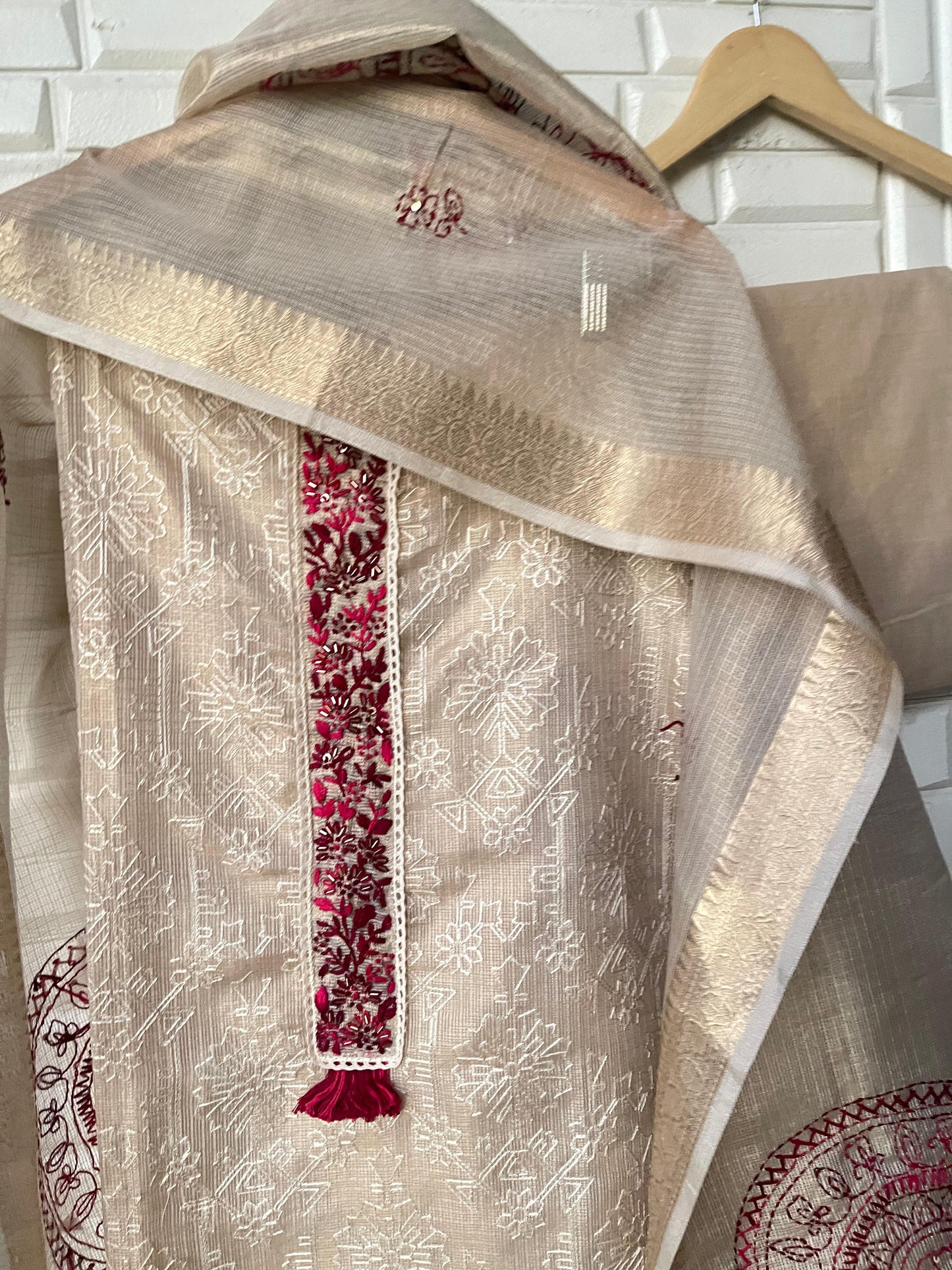 Shimmer kota doriya unstitched ladies suit Rc17811