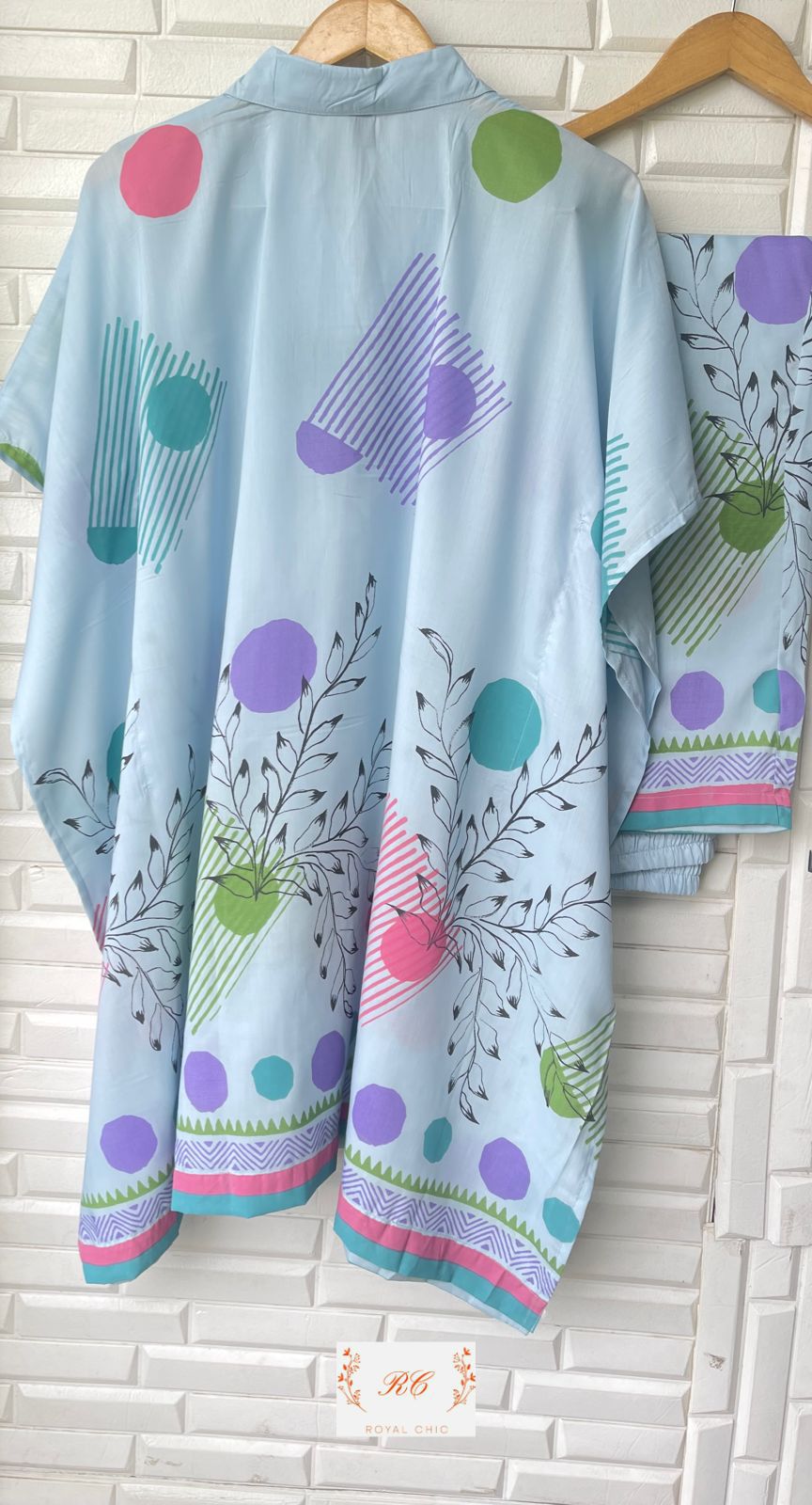 Muslin Cotton Ready to Wear Co-ord Set Rc12141