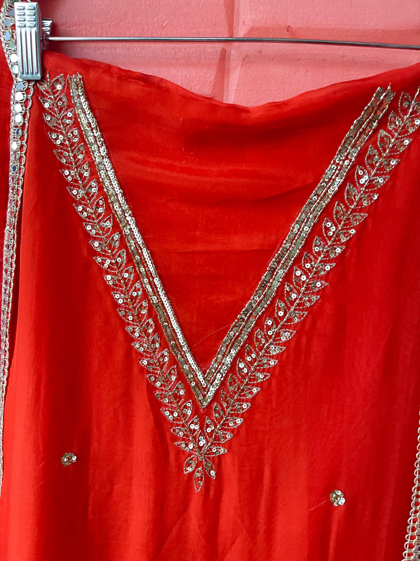 Organza unstitched ladies suit Rc17372