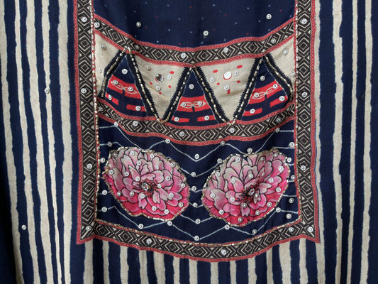 Organza unstitched ladies suit Rc17434