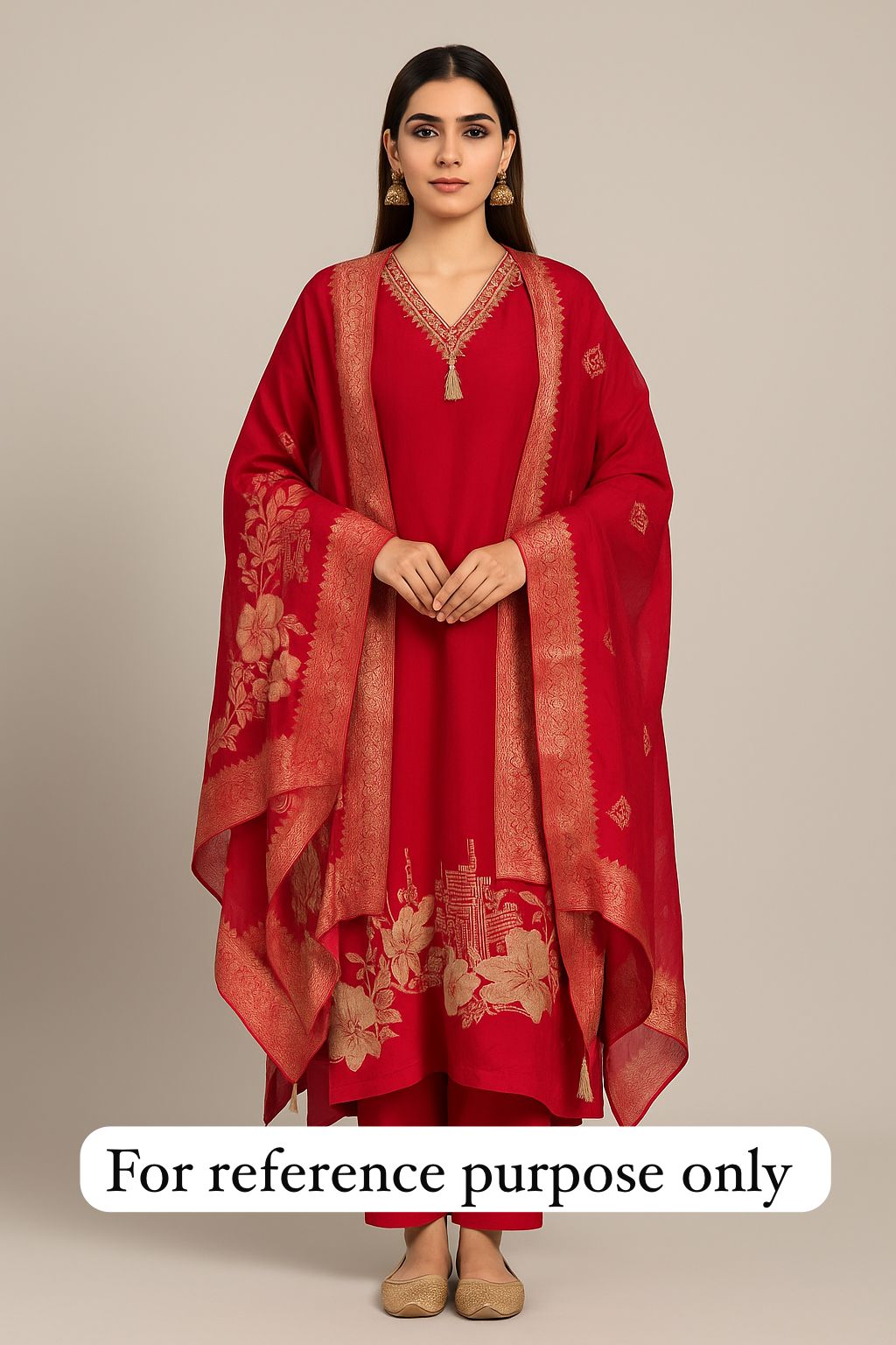 Silk fabric unstitched ladies suit Rc17833 (a)