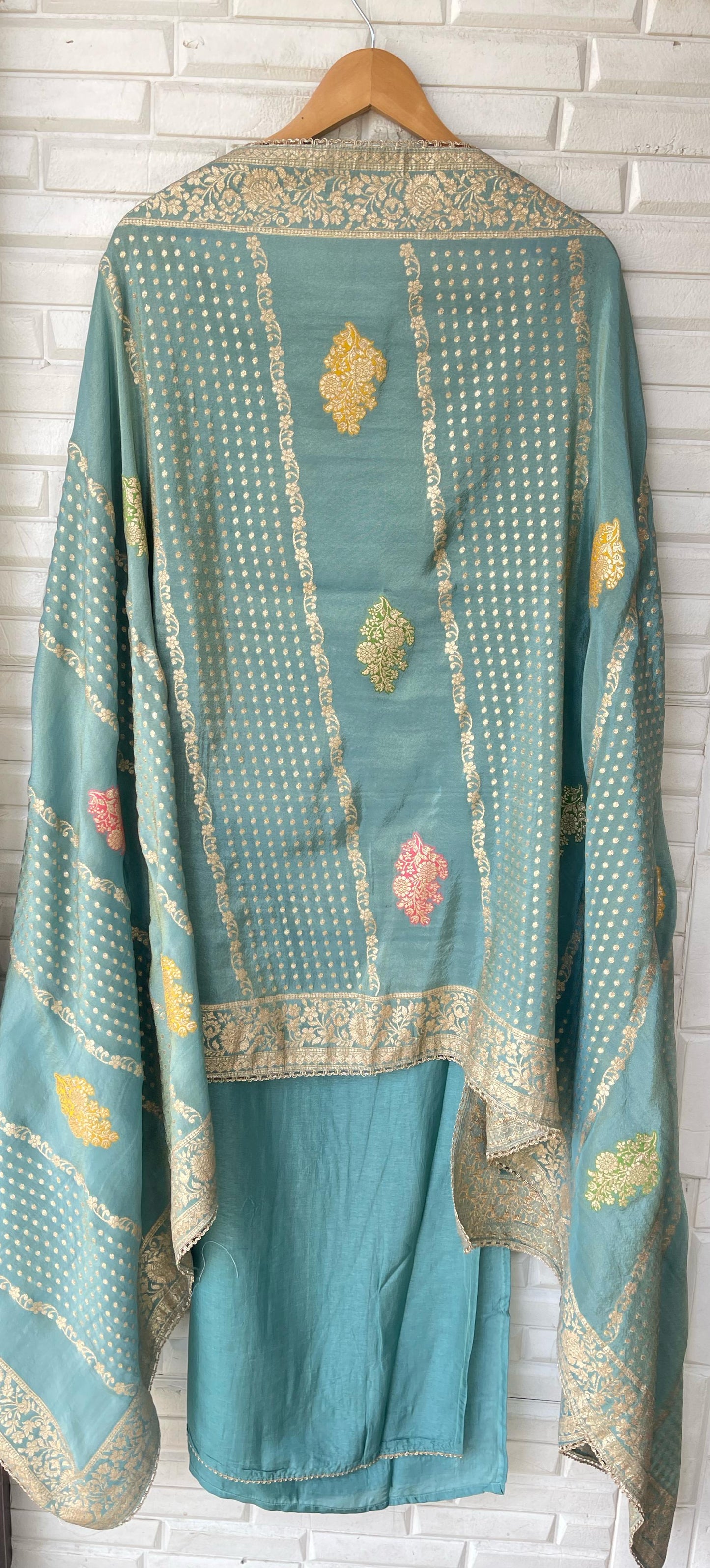 Silk unstitched ladies suit Rc16445 (a)