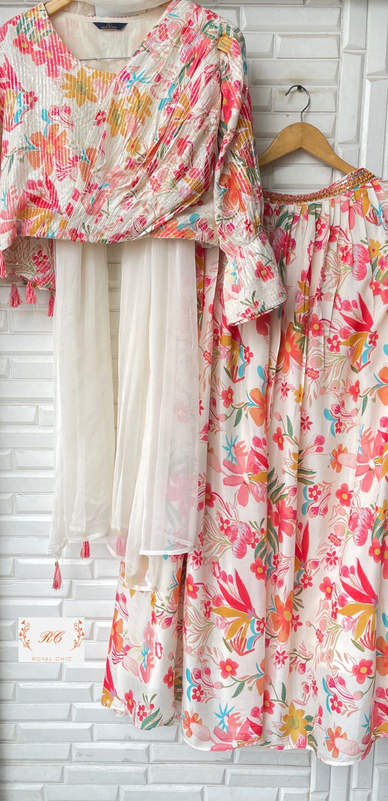 Pure Silk Ready to Wear three piece Set Rc 13256