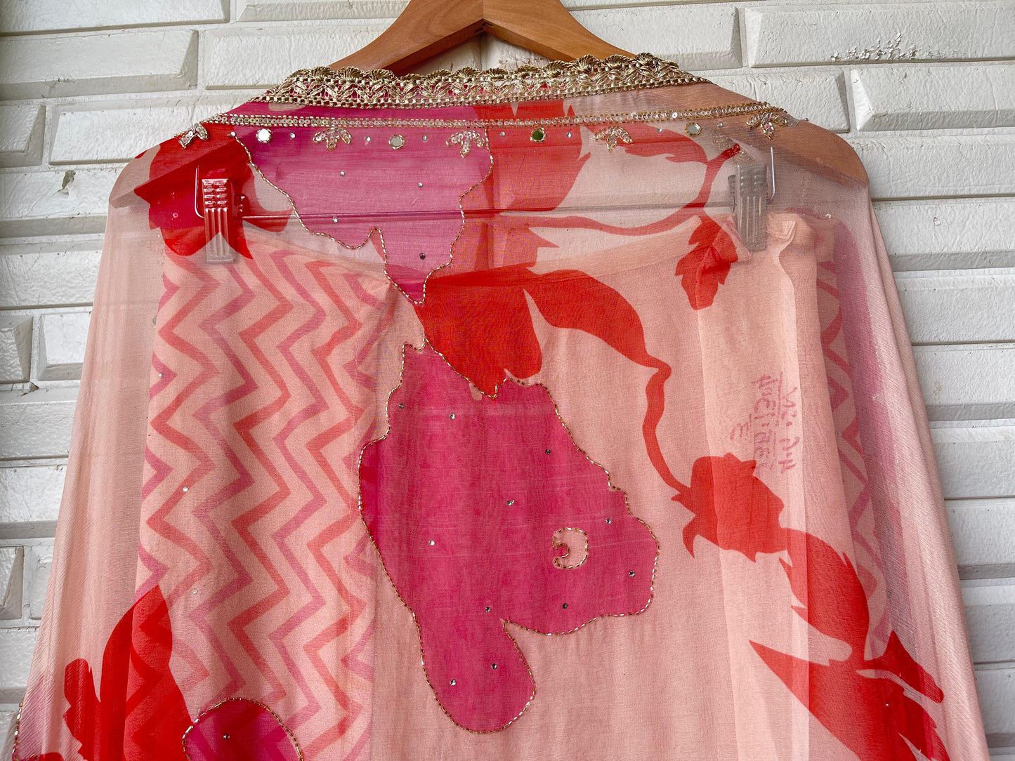Organza unstitched ladies suit Rc17367