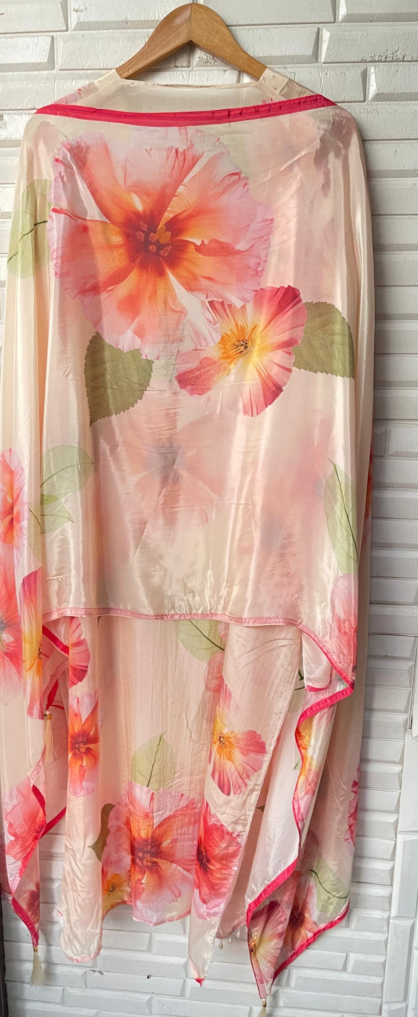 Paper silk unstitched ladies suit Rc17503