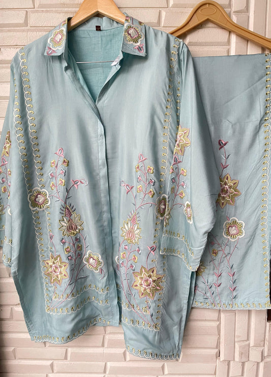 Muslin Ready to Wear Co-ord Set Rc 17301(b)